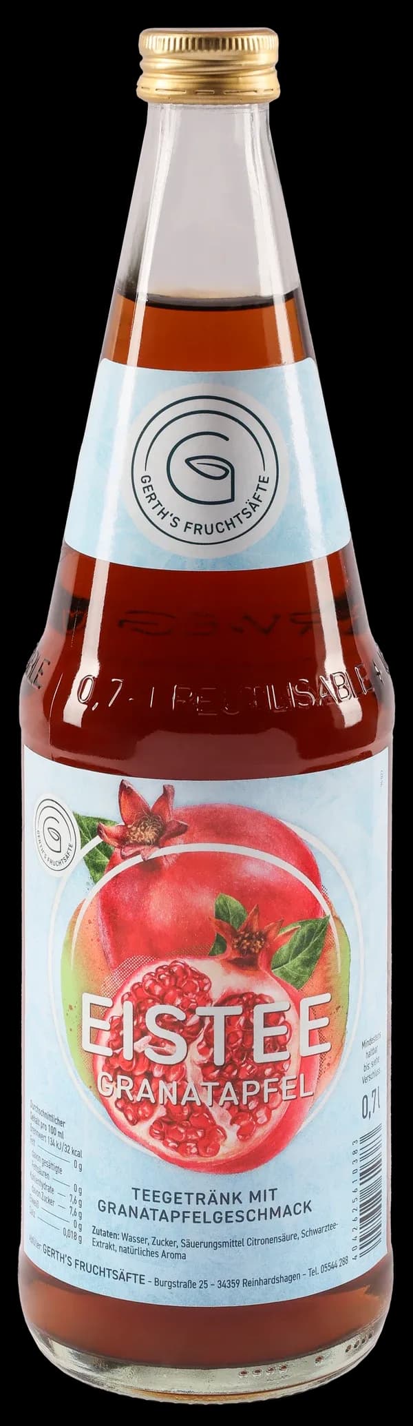 Eistee Granatapfel